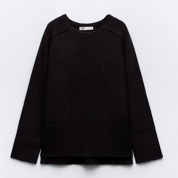 ZARA RIBBED KNIT SWEATER - SIZE XS - BRAND NEW WITH TAG - Picture 5 of 6